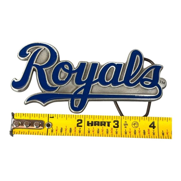Kansas City Royals Spellout Official Mlb Baseball Team Logo Metal Belt Buckle 4" - Picture 4 of 6